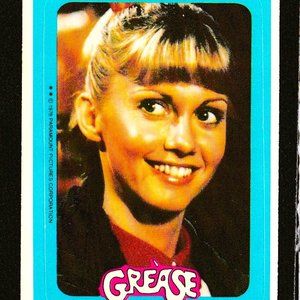1978 Topps Grease Series 1 Sticker #6 Sandy Olivia Newton-John